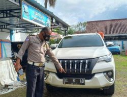 Pakai Plat Palsu, Giliran Kendaraan Dinas Wakil Ketua DPRD Mamuju Andi Dodi Kena Tilang