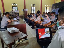 Kunjungan Tim Asistensi Biro Rena Polda Sulbar di Polres Majene