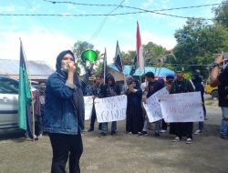 HMI Mamuju Demo Balai Pelaksana Jalan Nasional Wilayah I Sulbar