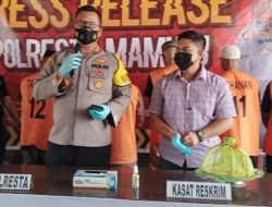 Terancam 12 Tahun Penjara, Lima Pelaku Pembakaran Kantro Desa Labuang Rano Mamuju Ditangkap