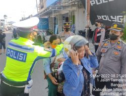 Polres Majene Gencarkan Operasi Keselamatan Wujudkan Masyarakat Tertib Berkendara dan Prokes
