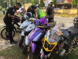 Polres Majene Amankan 6 Unit Motor Balapan Liar