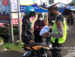 Operasi Patuh Polres Majene Sasar Pasar Sentral Majene