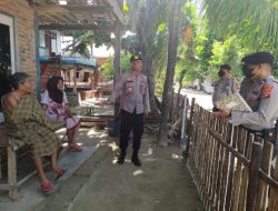 Samapta Polres Majene Sisir Sejumlah Wilayah Dengar Curhatan Warga