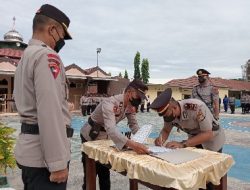 Kapolres Majene Pimpin Sertijab Kasat Reskrim