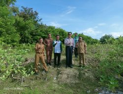 Bupati Majene dan Dirjen Kementrian Tenaga Kerja Tinjau Lokasi Pembangunan UPTD BLK
