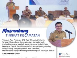 Bupati Majene Harap Program Musrenbang Sesuai Visi Misi