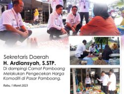 Harga Bapok Melonjak, TPID Majene Sidak Pasar