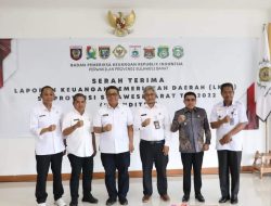 Bupati Majene Terima LKPD 2022 dari BPK