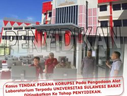 Kejati Tingkatkan Status Penyidikan Korupsi Alat Laboratorium Unsulbar