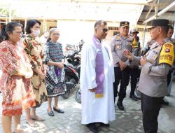 Kapolres Majene Dampingi Wakapolda Sulbar Cek Pos Operasi Lilin
