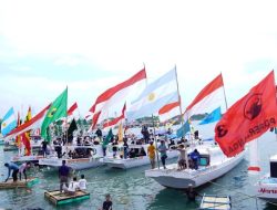 Pesta Nelayan di Majene Dimeriahkan Ratusan Perahu Hias