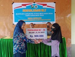 Desa Simbang Salurkan BLT Dana Desa