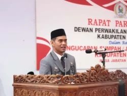 Pjs. Bupati Majene Hadiri Pelantikan Pimpinan DPRD Kabupaten Majene Periode 2024-2029