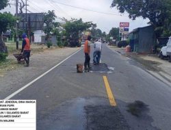 Usai Diperbaiki, Jalan Poros Majene-Mamuju Kini Aman Dilewati