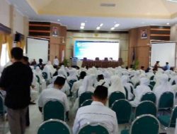 Ratusan Calon Jemaah Haji Majene Akan Diangkut 9 Bus ke Asrama Haji Sudiang Makassar