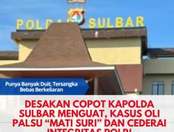 Desakan Copot Kapolda Sulbar Menguat, Kasus Oli Palsu Dinilai “Mati Suri” dan Cederai Integritas Polri