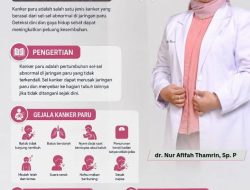 Pesan dr. Nur Afifah Thamrin di Hari Kanker Paru Sedunia: Deteksi Dini dan Gaya Hidup Sehat Kunci Menekan Risiko Kanker Paru