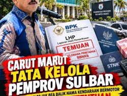 Carut Marut Tata Kelola Pemprov Sulbar, Penetapan Pajak Bea Balik Nama Kendaraan Bermotor Melebihi Ketentuan