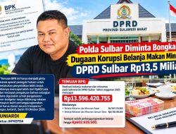 Polda Sulbar Diminta Bongkar Dugaan Korupsi Belanja Makan Minum DPRD Sulbar Rp13,5 Miliar