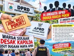 Warga Desak Kapolda Sulbar Periksa 14 Anggota DPRD Sulbar Terkait Dugaan Jual Beli Pokir